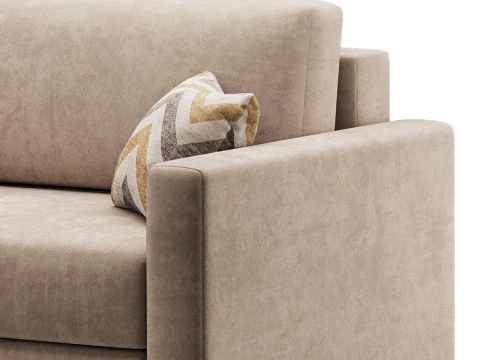 Sofa Ines Vertical Terra 3D Model