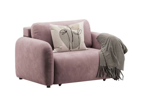 Sofa Lavi Velvet Beige 3D Model