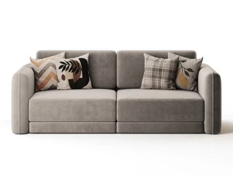 Sofa Marley straight folding 3D Model