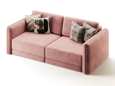 Sofa Marley straight folding 3D Model