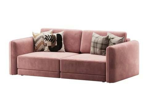 Sofa Marley straight folding 3D Model