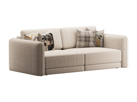Sofa Marley straight folding 3D 模型