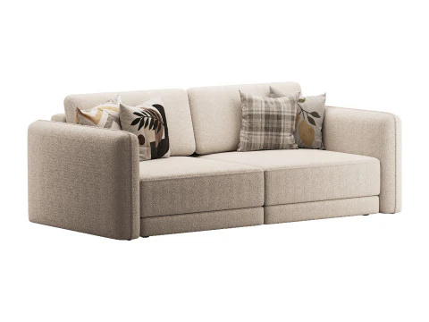 Sofa Marley straight folding 3D Model