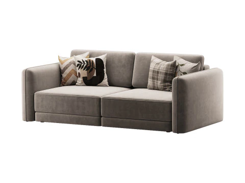 Sofa Marley straight folding 3D Model