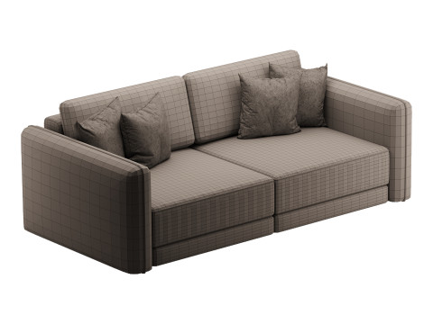 Sofa Marley straight folding 3D 模型