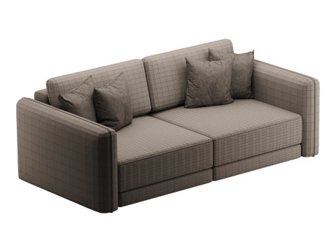 Sofa Marley straight folding 3D Model