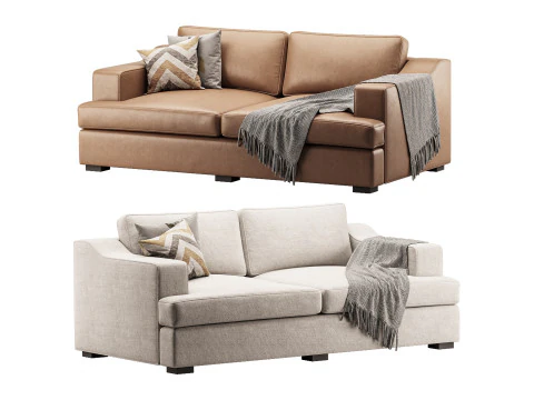 ソファ スタンフォード 二つ折り 3Dモデル