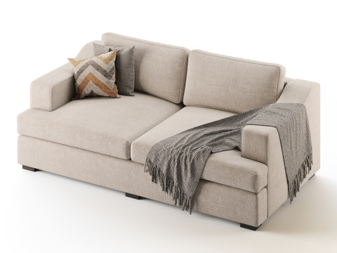 Sofa Stamford double folding 3D Model