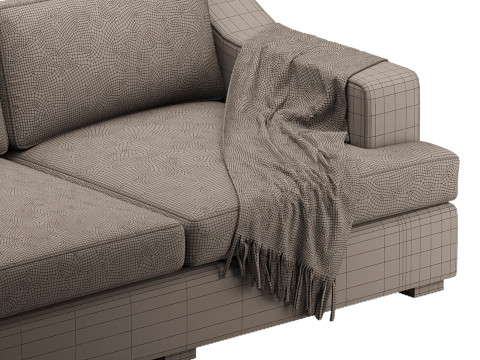 Sofa Stamford double folding 3D Model
