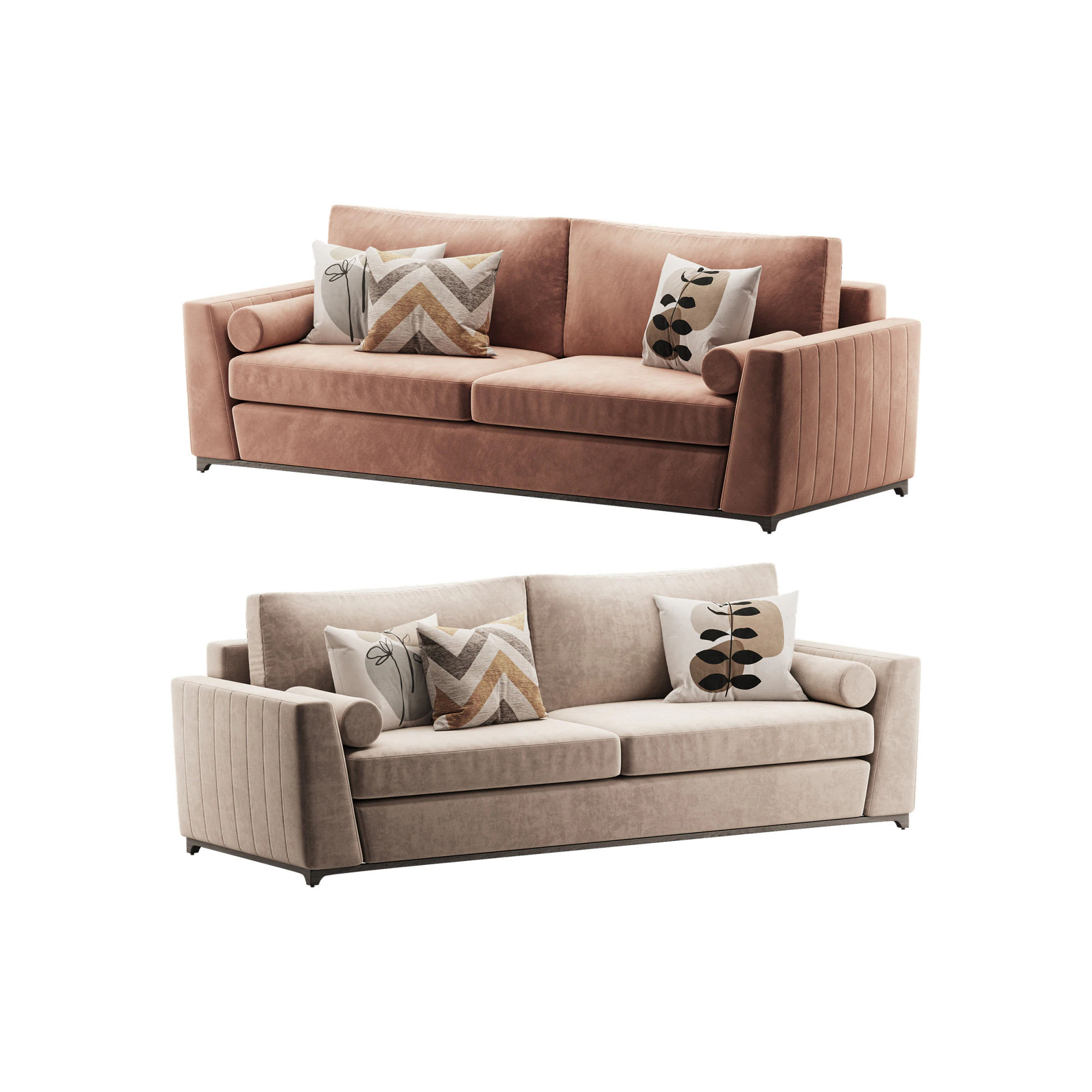 SOFA TEN 3D Model .c4d .max .obj .3ds .fbx .stl .blend 