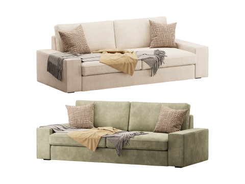 Sofa Tibbleby beigegray 3Dモデル