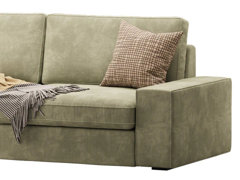 Sofa Tibbleby beigegray 3D Model