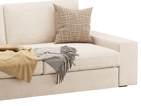Sofa Tibbleby beigegray 3D Model