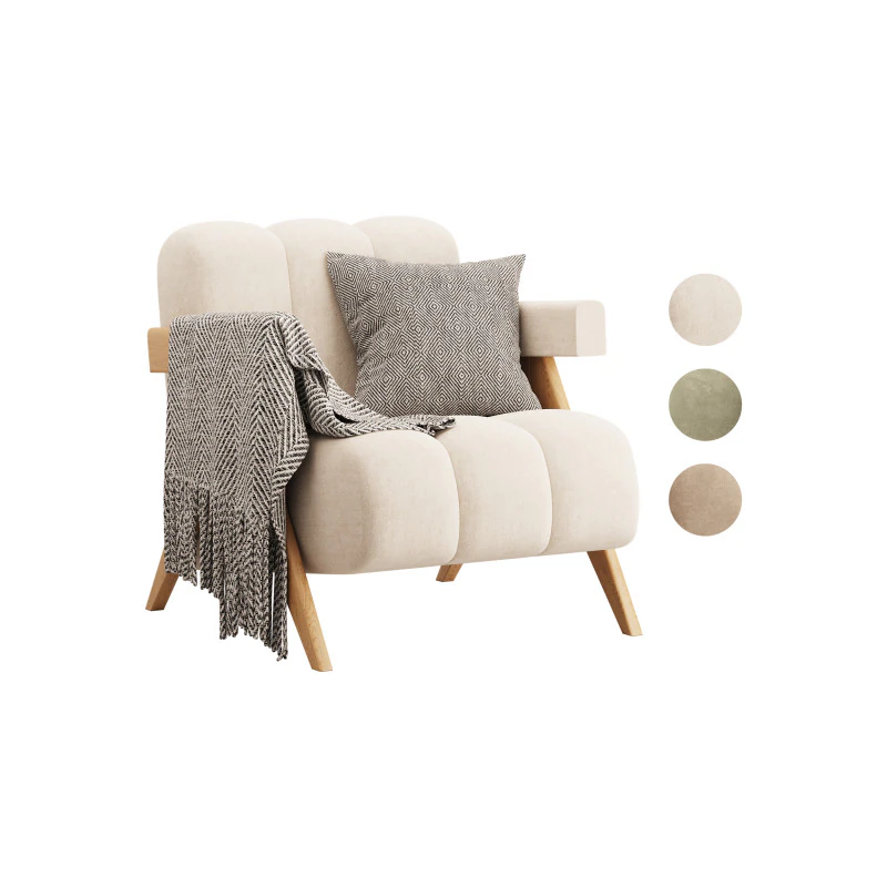 Poltrona astratta Modello 3D .c4d .max .obj .3ds .fbx .stl .blend