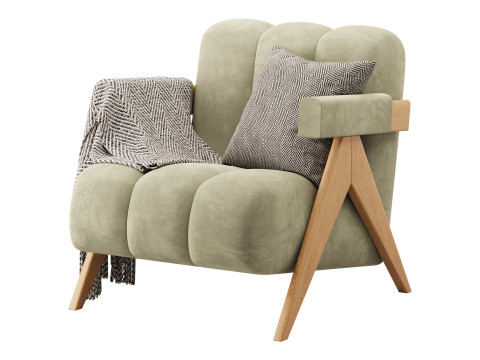 Abstract Arm Chair 3D मॉडल