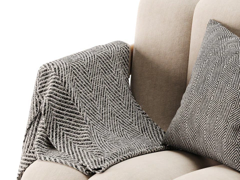 Poltrona astratta Modello 3D