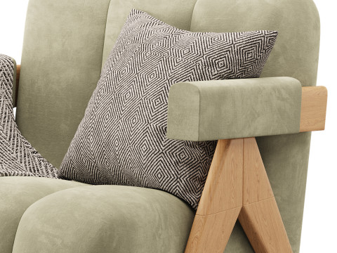 Abstract Arm Chair 3D मॉडल
