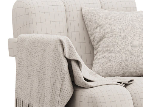 Poltrona astratta Modello 3D