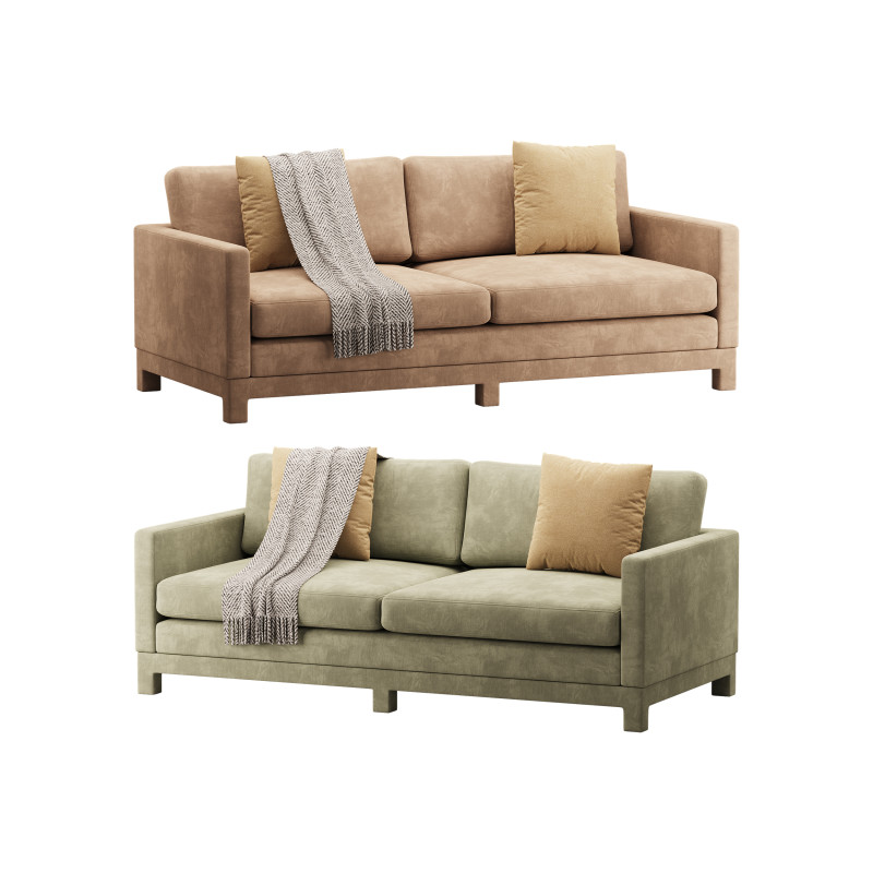 Ashford Sofa 3D Модель .c4d .max .obj .3ds .fbx .stl .blend 