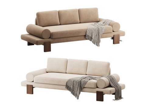 Azure Sofa 3Dモデル