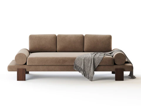 Azure Sofa 3D Model