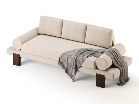 Azure Sofa 3Dモデル