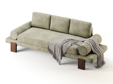Azure Sofa 3Dモデル