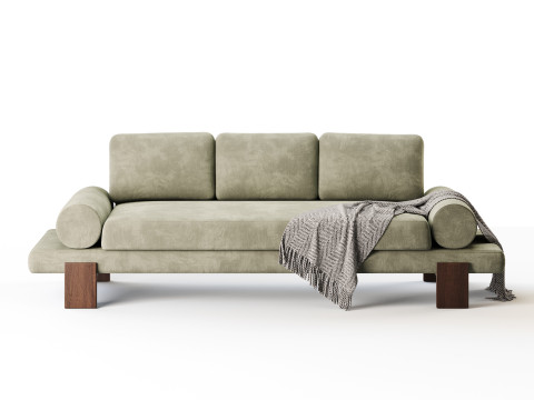 Azure Sofa 3Dモデル