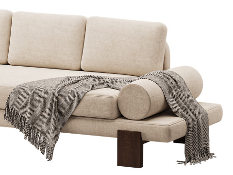 Azure Sofa 3Dモデル
