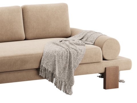 Azure Sofa 3Dモデル