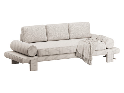Azure Sofa 3Dモデル