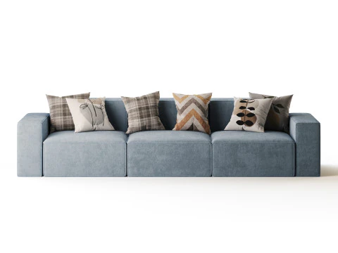 Divan Davis 340x103 3D Model