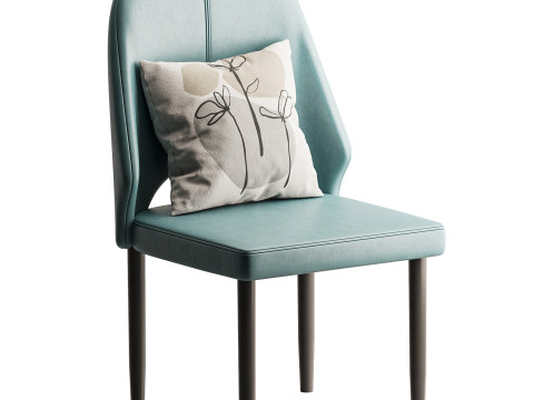 Bordered Sturdy Faux Leather Upholstered 3Dモデル