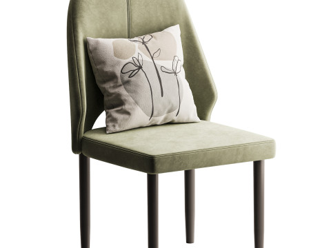 Bordered Sturdy Faux Leather Upholstered 3Dモデル