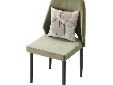 Bordered Sturdy Faux Leather Upholstered 3Dモデル