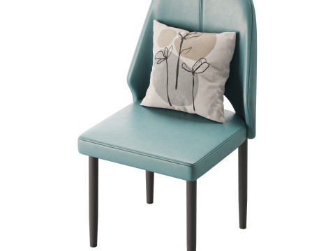 Bordered Sturdy Faux Leather Upholstered 3Dモデル