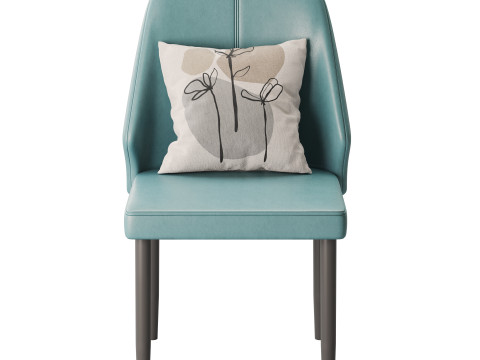 Bordered Sturdy Faux Leather Upholstered 3Dモデル