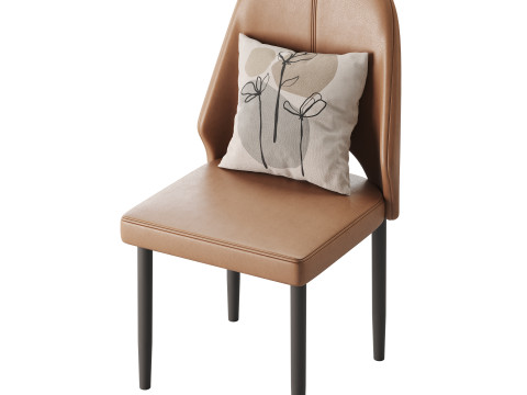 Bordered Sturdy Faux Leather Upholstered 3Dモデル