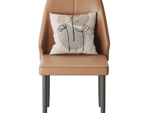 Bordered Sturdy Faux Leather Upholstered 3Dモデル