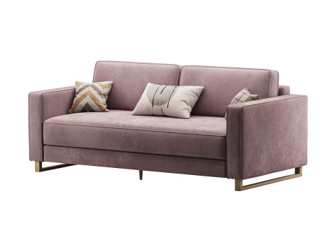 Dunst-Sofa-Textile-Silver 3D Model
