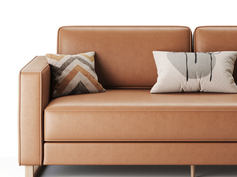 Dunst-Sofa-Textile-Silver Model 3D