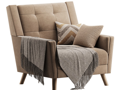GDF Studio Evelyn Mid Century 3D 模型