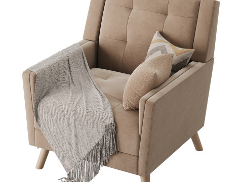 GDF Studio Evelyn Mid Century 3D 模型