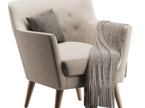 GDF Studio Madeira Buttoned Mid 3D Model