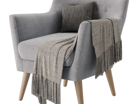 GDF Studio Madeira Buttoned Mid 3D Model