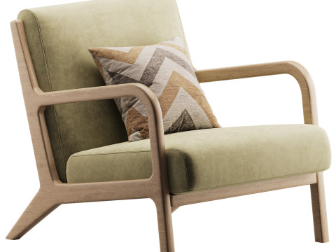 INKIVY Novak Mid Natural Taupe Modèle 3D