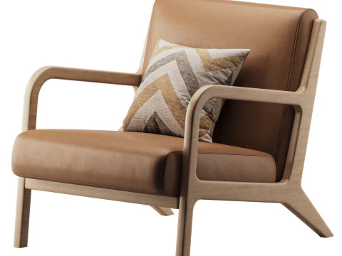 INKIVY Novak Taupe Naturel Moyen Modèle 3D