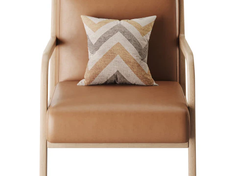 INKIVY Novak Taupe Naturel Moyen Modèle 3D