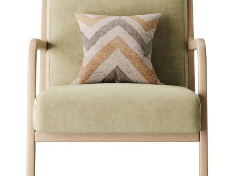 INKIVY Novak Taupe Naturel Moyen Modèle 3D