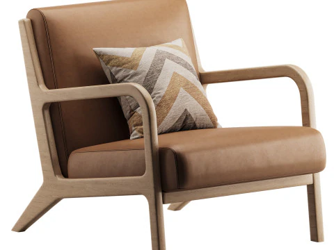 INKIVY Novak Taupe Naturel Moyen Modèle 3D